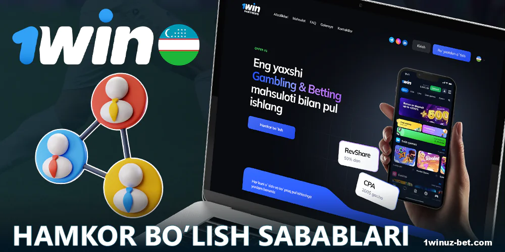 1Win O'zbekistondagi hamkorlik dasturining omillari