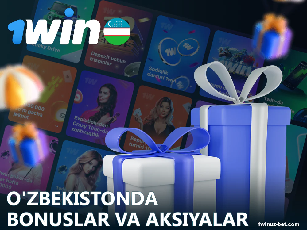 1Win O'zbekiston o'yinchilari uchun bonuslar va aksiyalar
