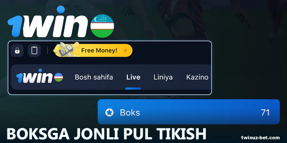 O'zbekistonlik tikuvchilar uchun boksga jonli tikish 1Win