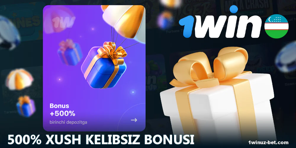 1Win O'zbekiston da xush kelibsiz bonusi
