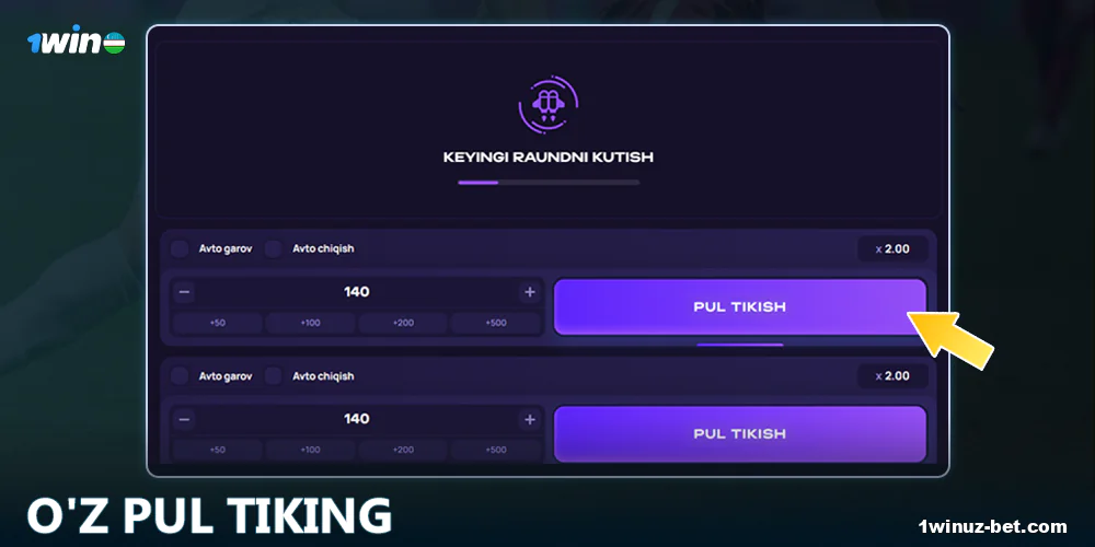 O'yinni 1Win O'zbekiston da o'ynang