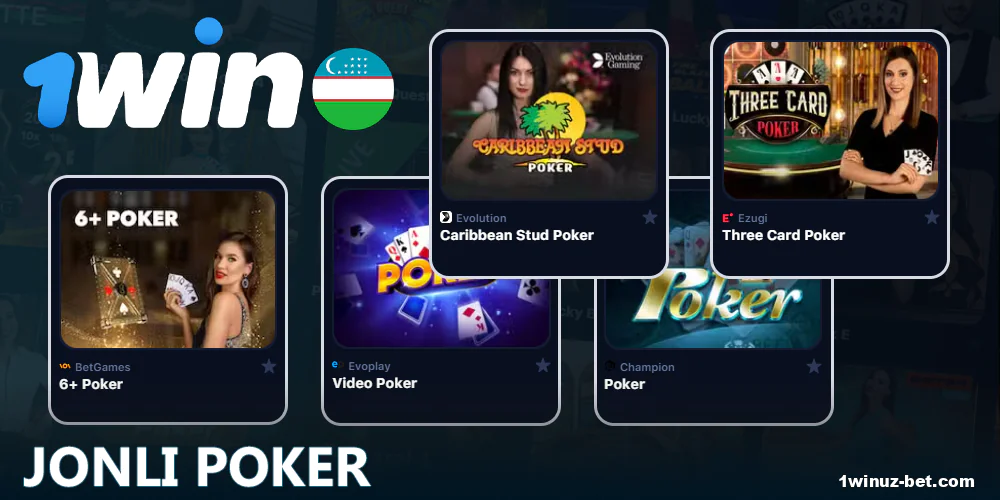 O'zbekistonlik futbolchilar uchun jonli poker 1Win