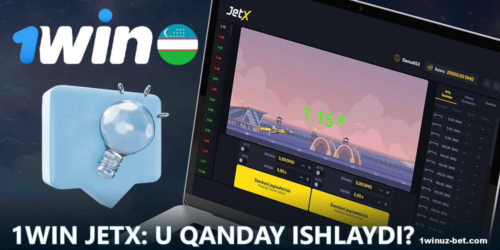 O'zbekistonlik o'yinchilar uchun JetX o'yin qoidalari 1Win