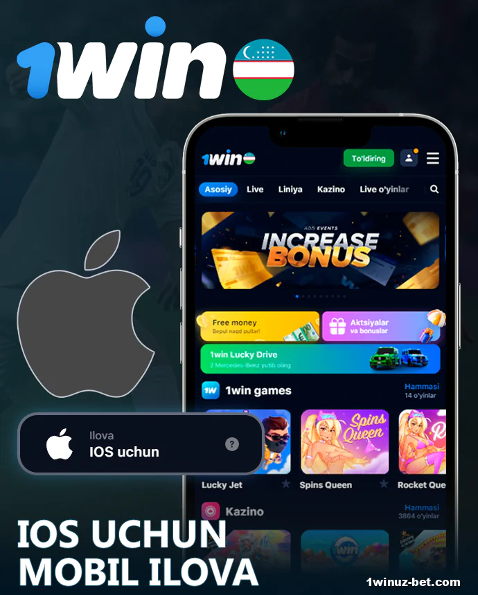 iOS’da 1Win O'zbekiston ilovasi