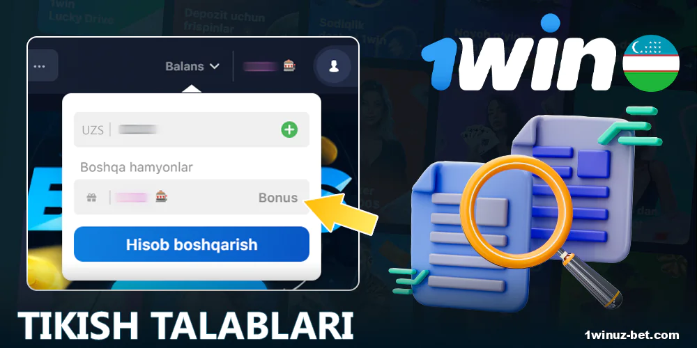 O'zbekistonlik tikuvchilarning bonus balansi 1Win